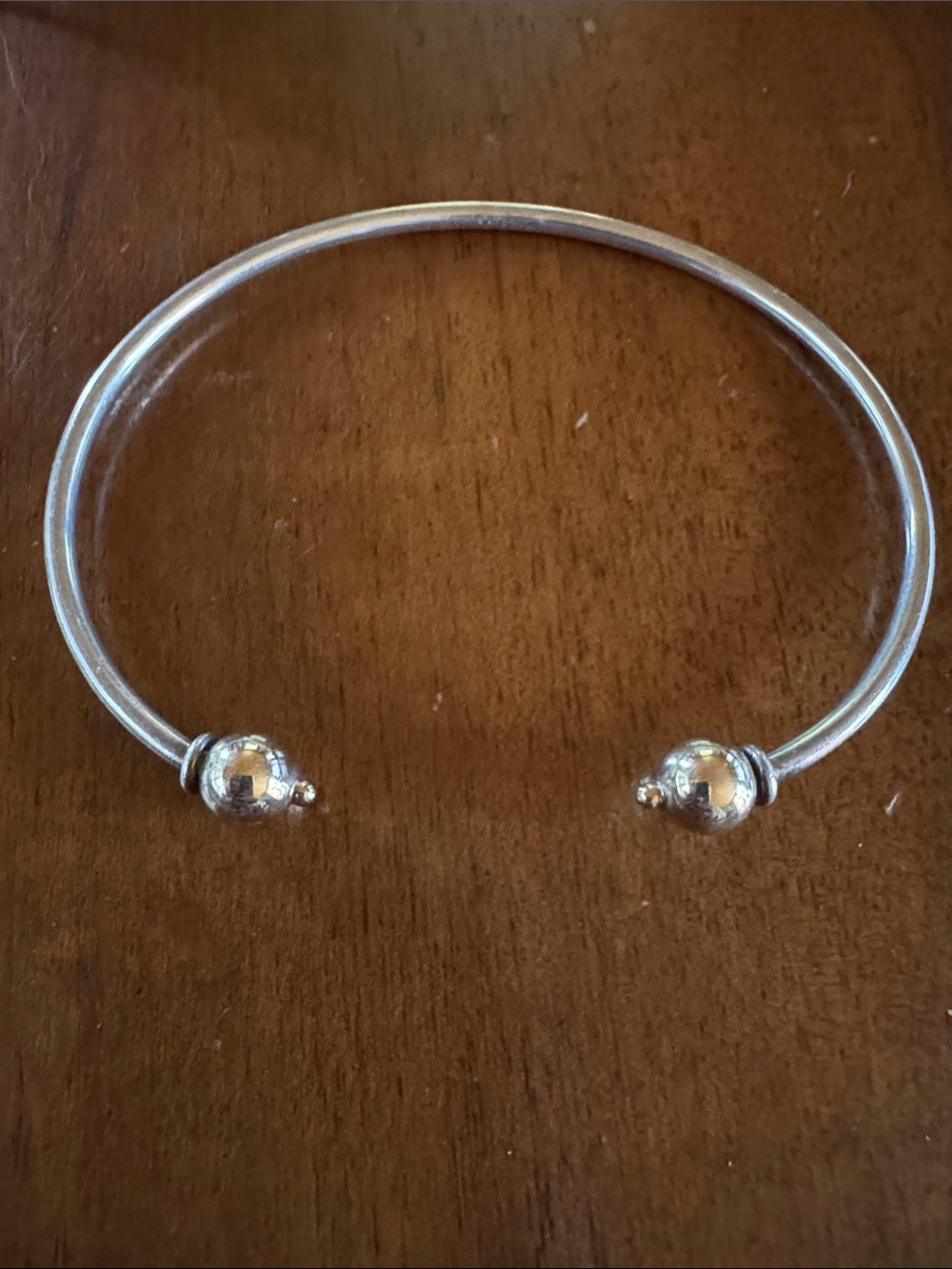 Classic Open Cuff Bracelet in Silver Tone